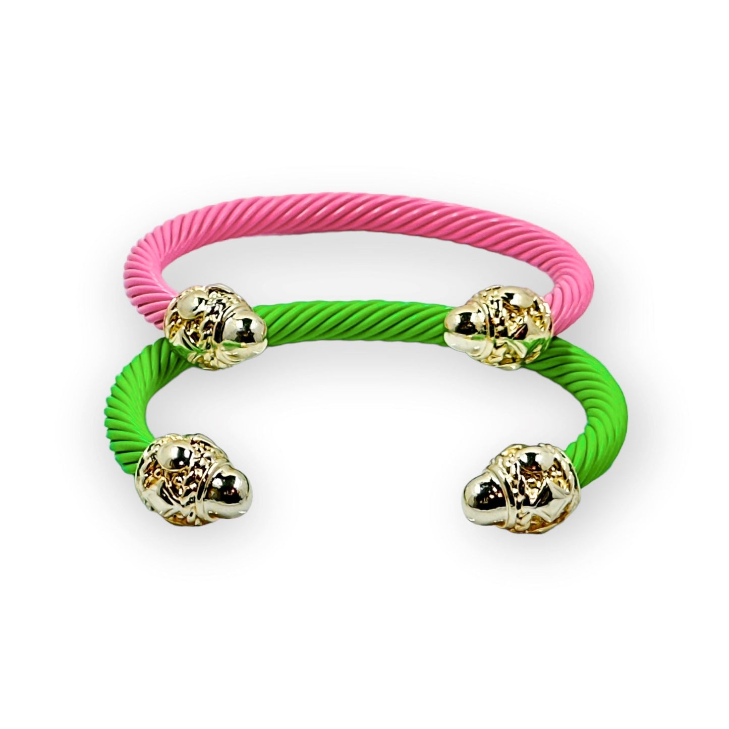 Tessa Bangle Gold Tip Bracelet Bracelets TRENDZIO