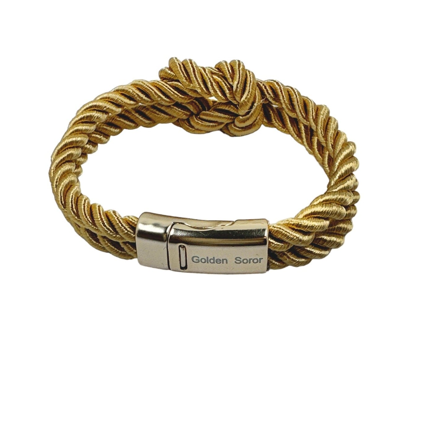 The Original Love Knot Satin Rope Bracelet Golden Soror Bracelets Trendzio