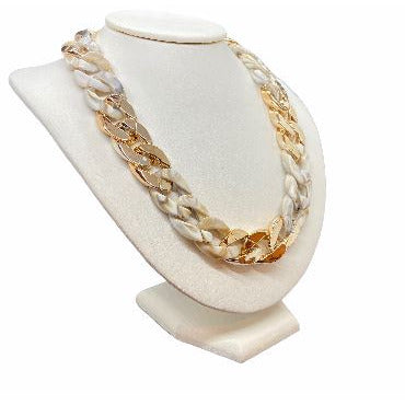 Trendy Acrylic Chain Link Choker Necklace necklace Trendzio