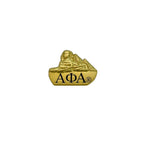 Alpha Phi Alpha Sphinx of Giza lapel pin, alternate view, by Trendzio Jewelry