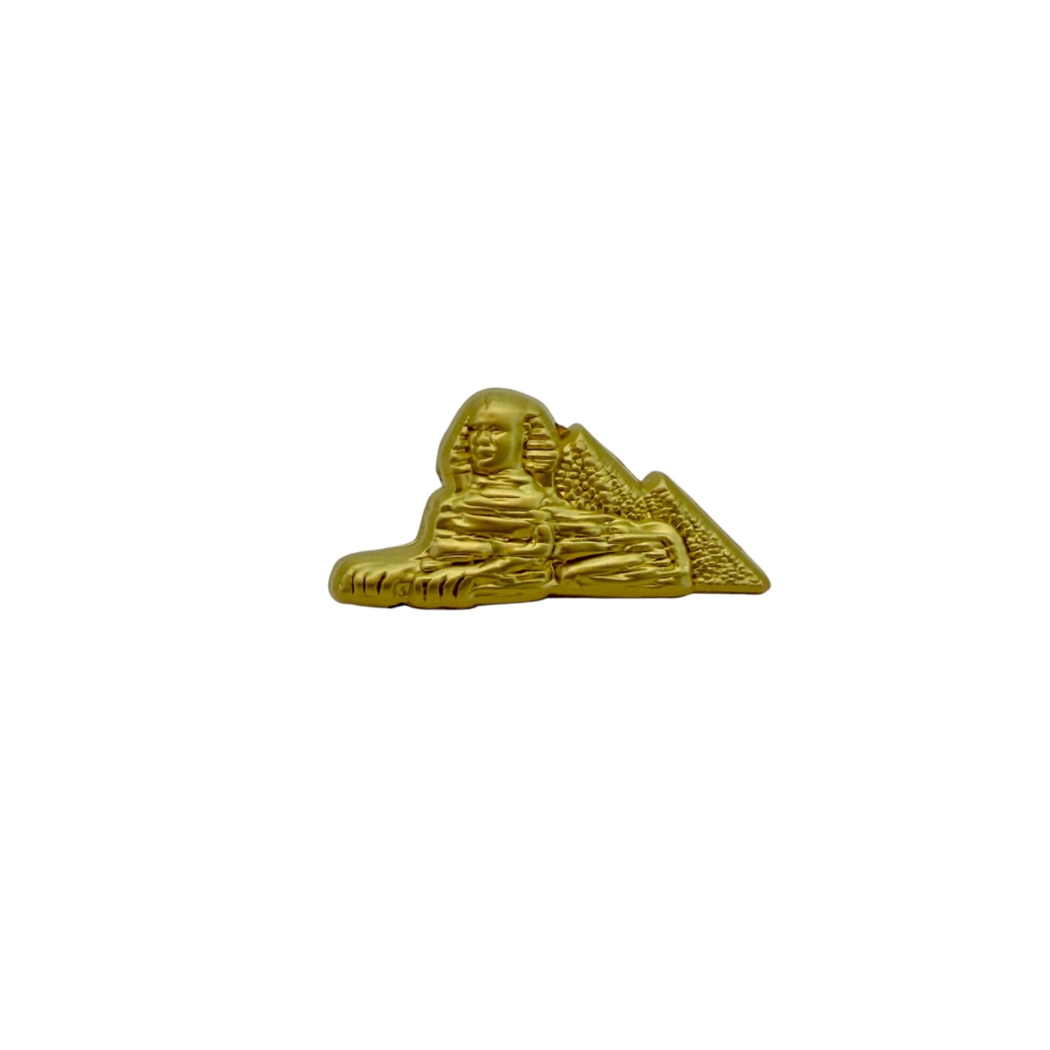 Alpha Phi Alpha Sphinx of Giza lapel pin, close-up, by Trendzio Jewelry