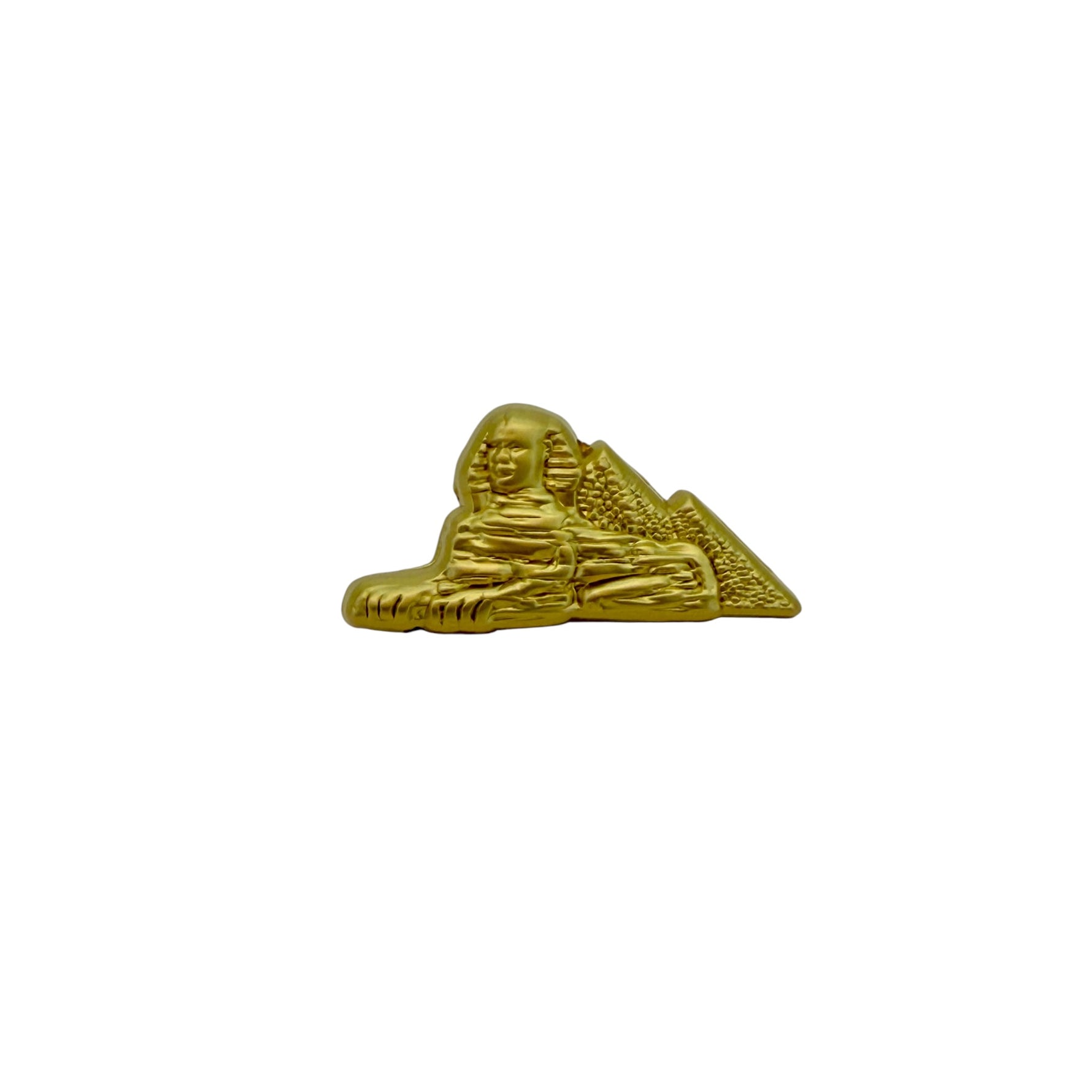 Alpha Phi Alpha Sphinx of Giza lapel pin, close-up, by Trendzio Jewelry