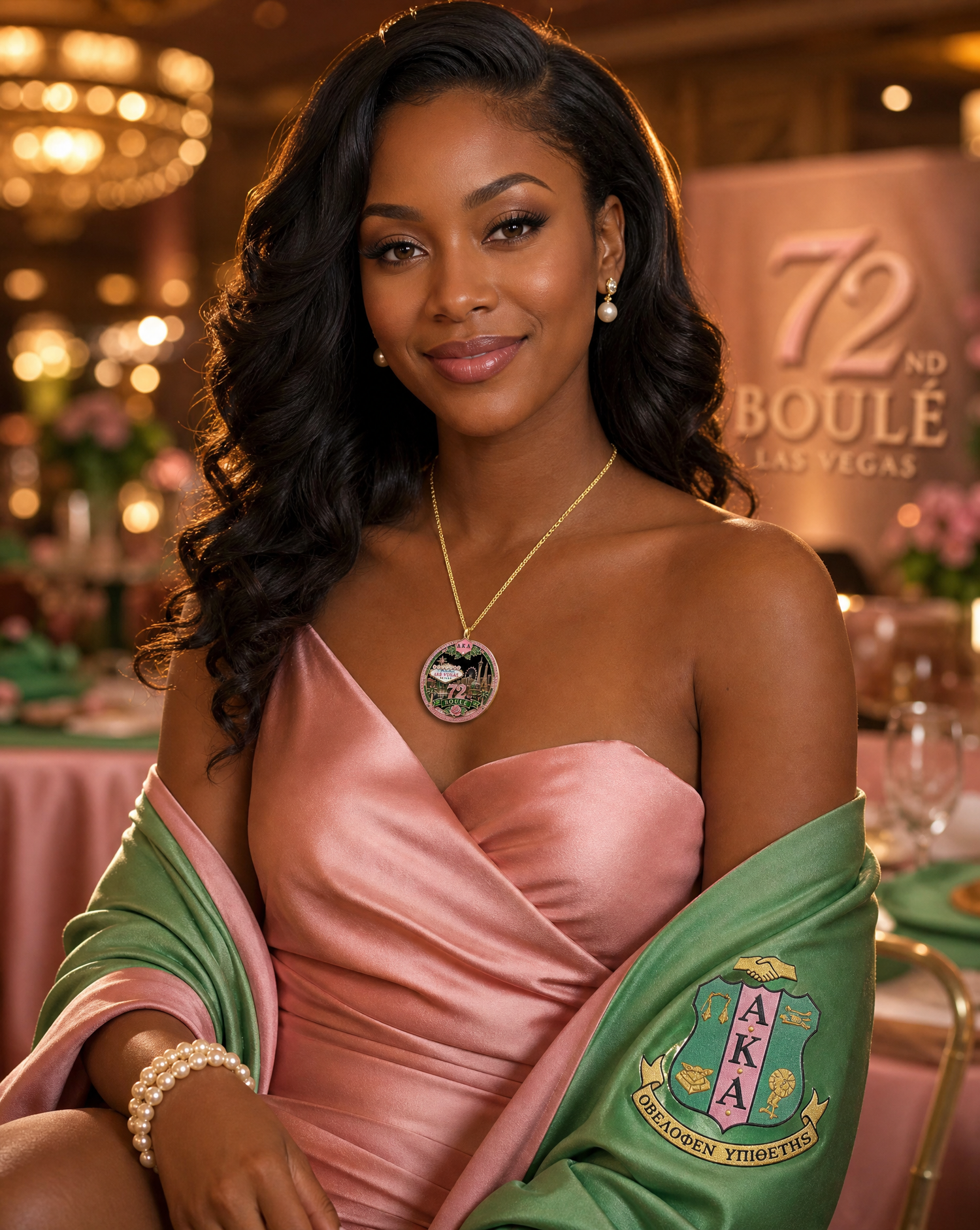 AKA 72nd International Boule Necklace Pin