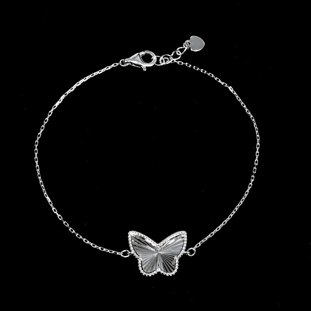 Butterfly Sterling Silver Bracelet