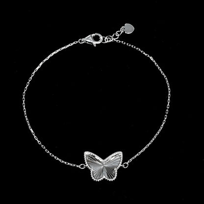 Butterfly Sterling Silver Bracelet
