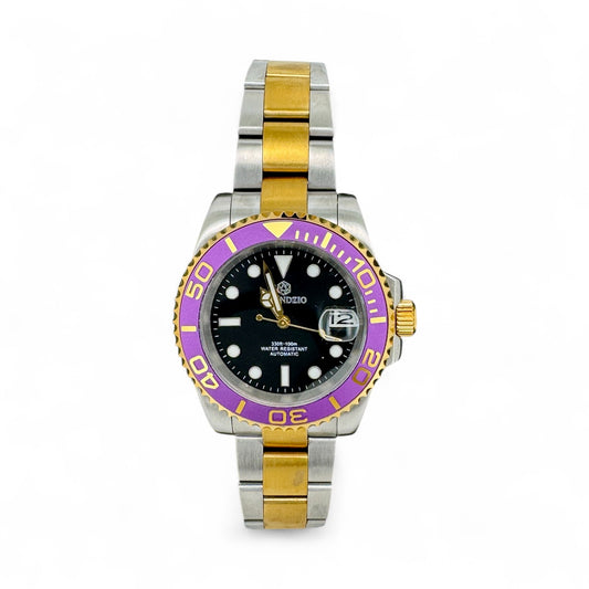 Purple and Gold TrendzioMariner Watch