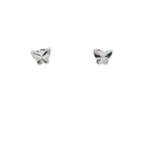 Butterfly Sterling Silver Earrings
