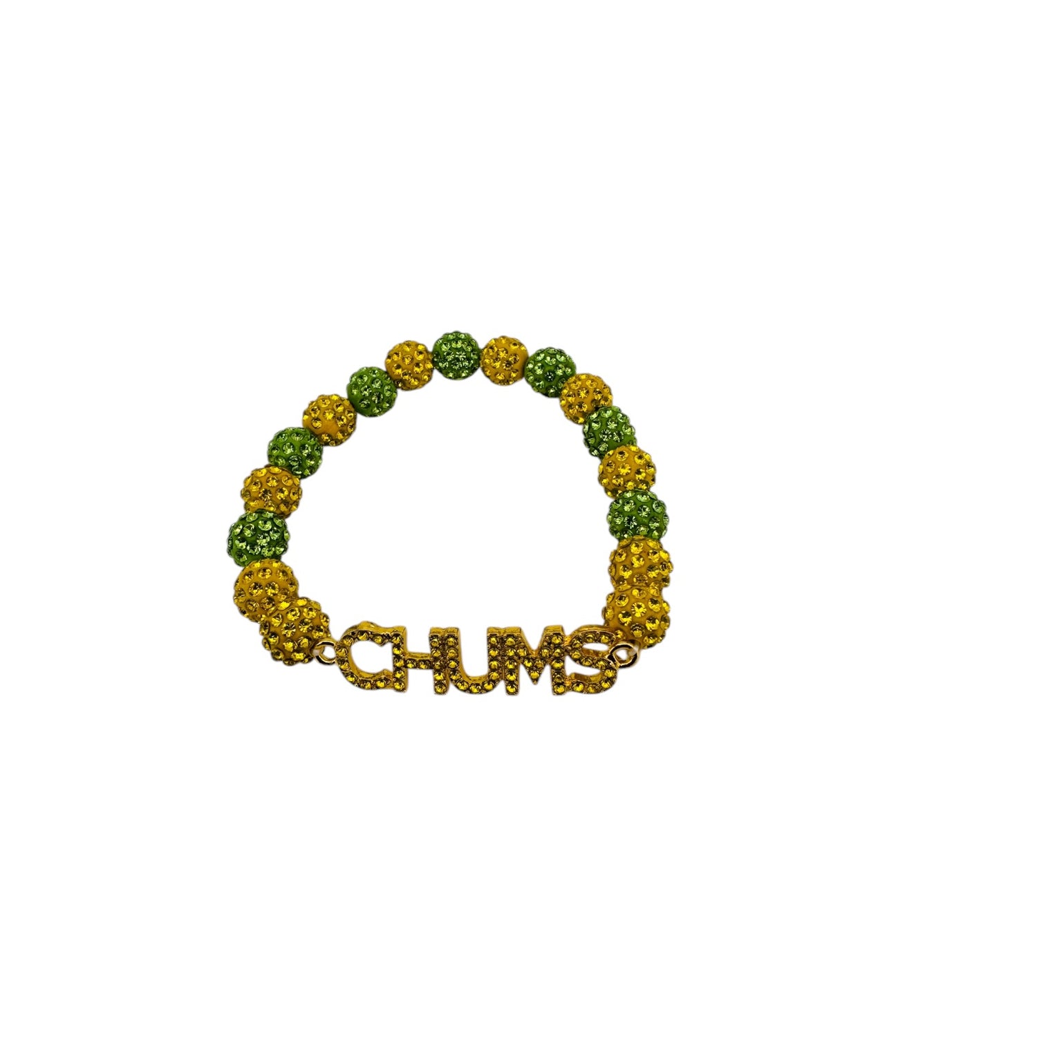 Chums Inc. Stone and Glass Bead Bracelet