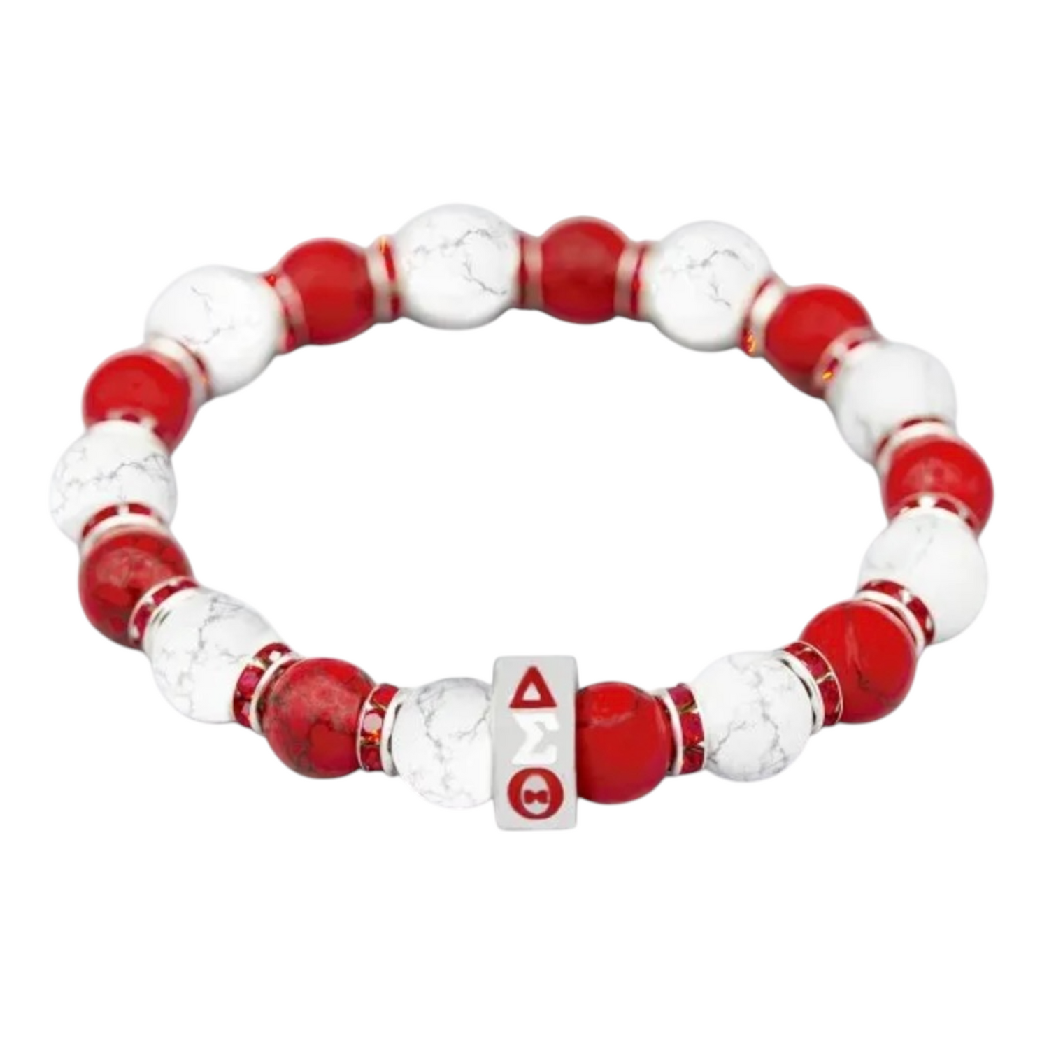 Delta Sigma Theta Turquoise Bead Bracelet
