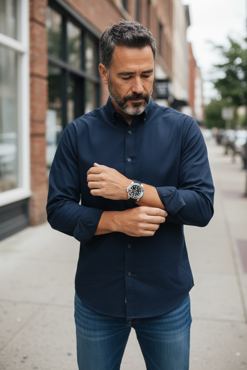 Miami Blue Black TrendzioMariner Watch