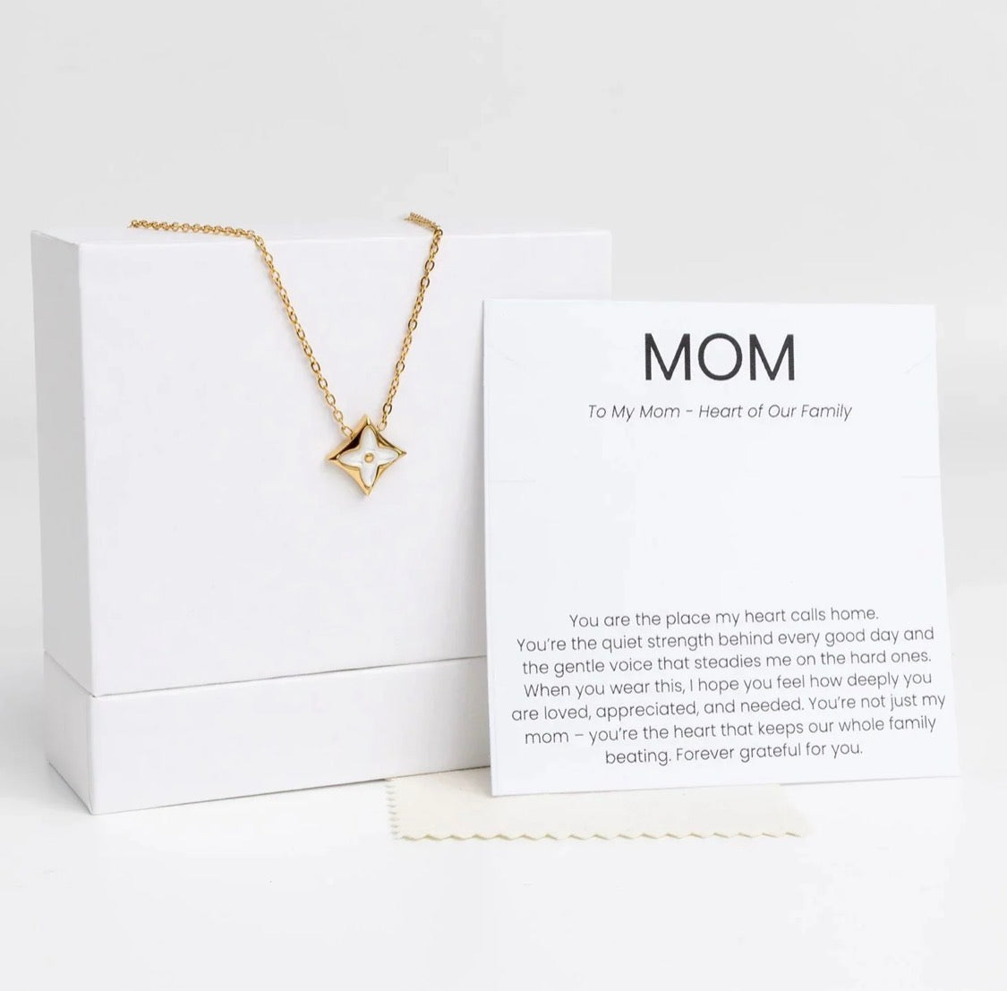 Star Mom Necklace Gift Set