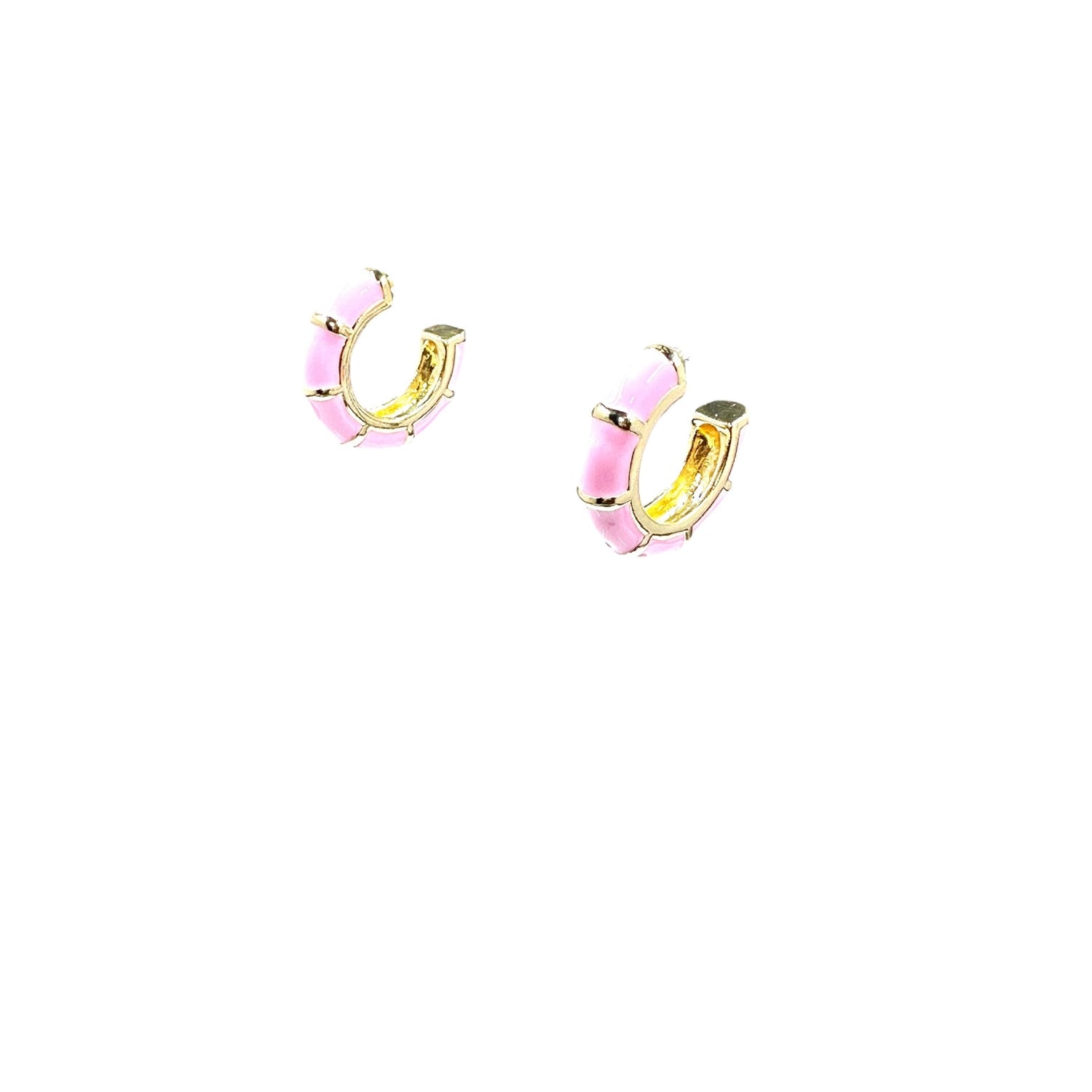 Payton Enamel Bamboo Earrings
