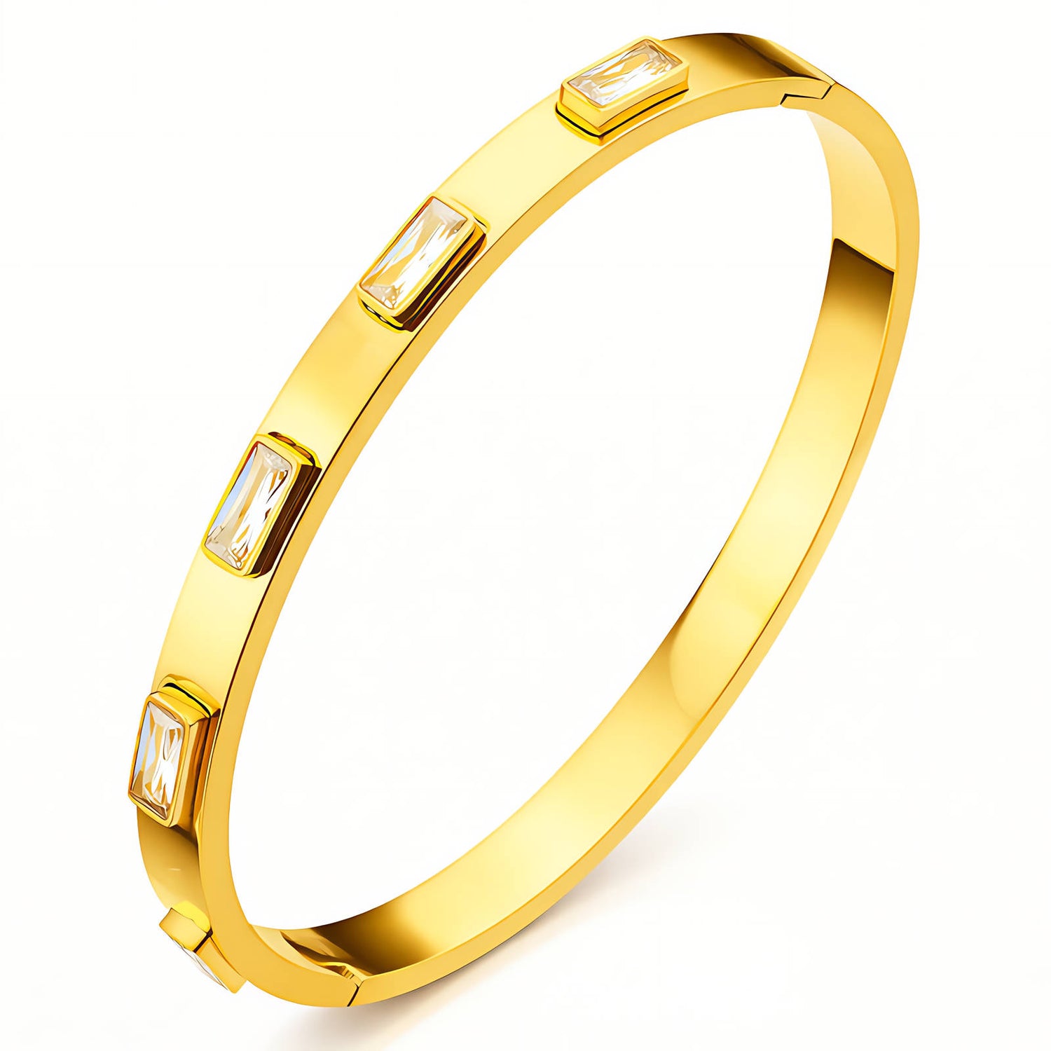 Lana Gold CZ Bangle