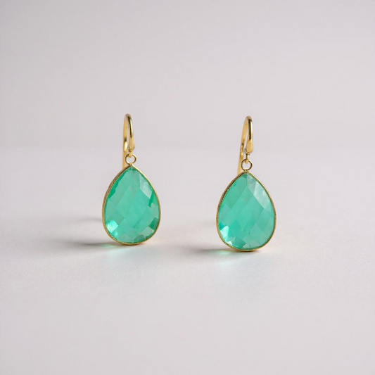 Siena Crystal CZ Oval Earrings