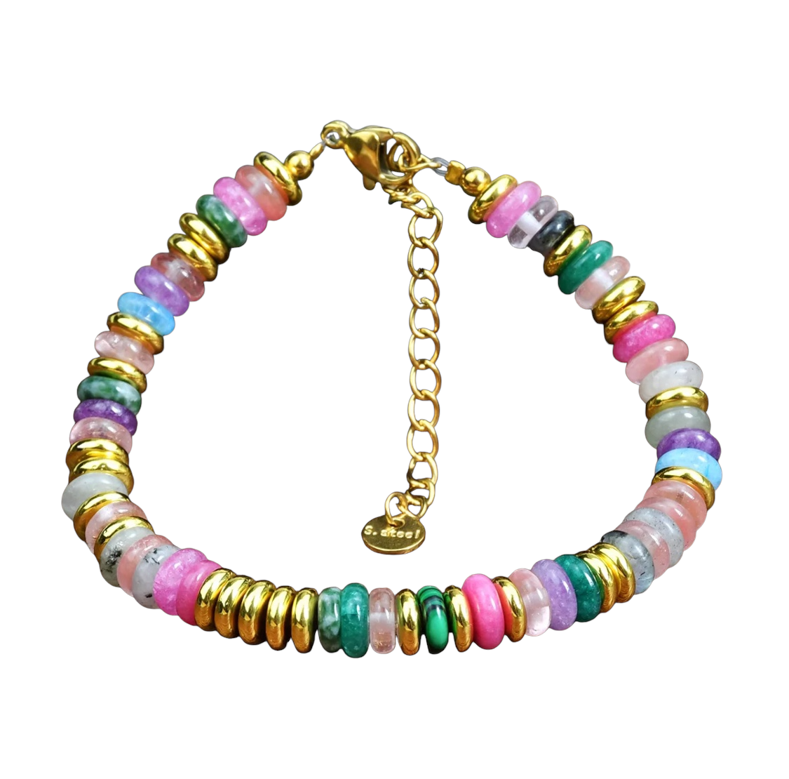 Multi Stone Color Bracelet
