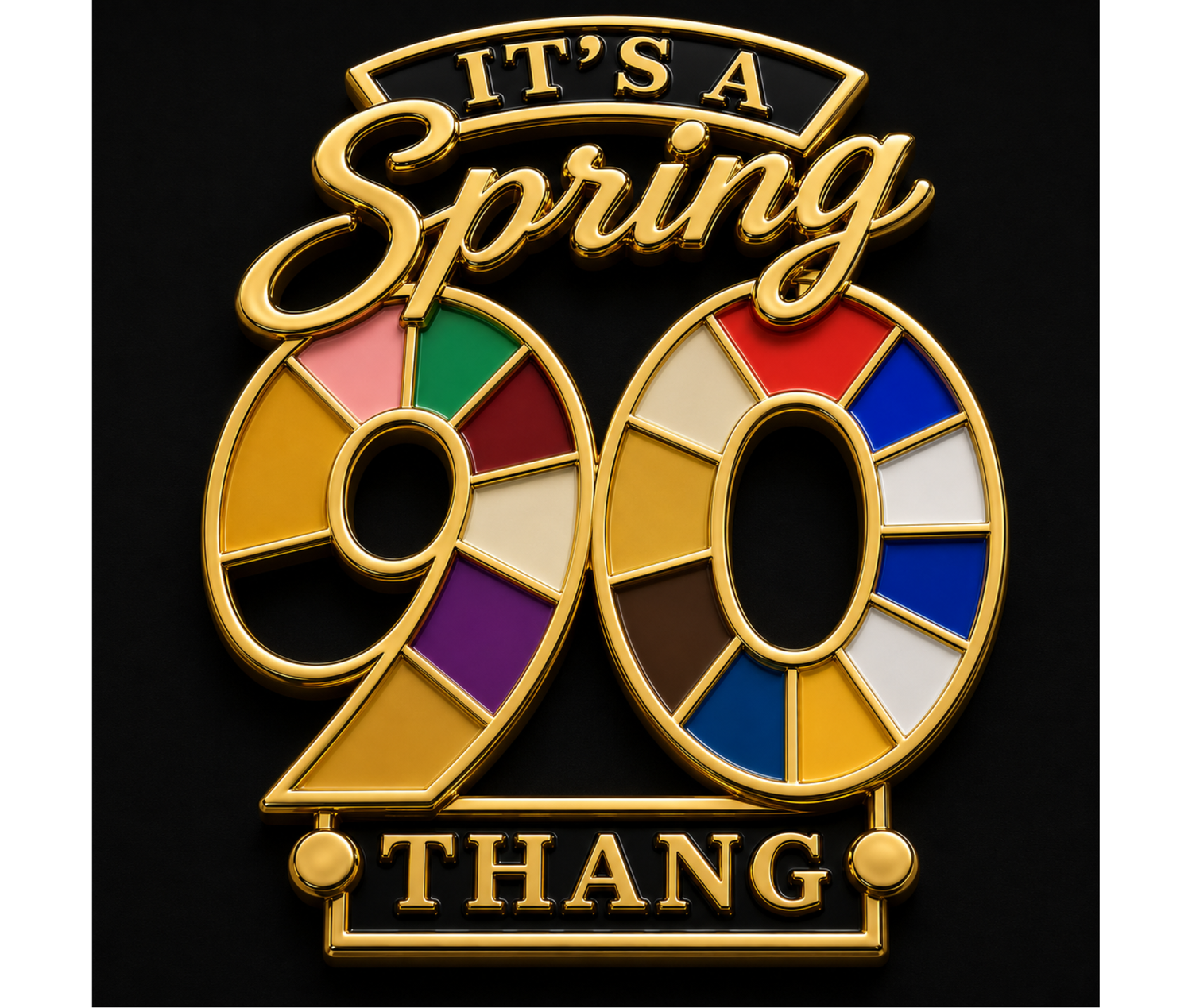 Divine Nine Spring 90 Lapel Pin
