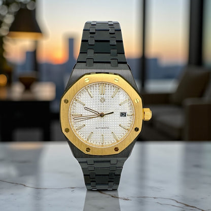Trendzio Royal Aurum Noir Watch