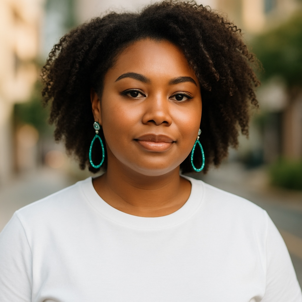 Amalia Gold Drop Oval Earrings