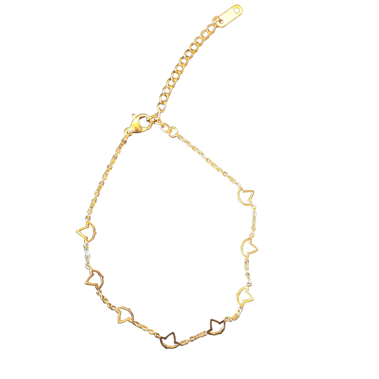 Alpha Kappa Alpha Ivy Leaf Ankle Bracelet