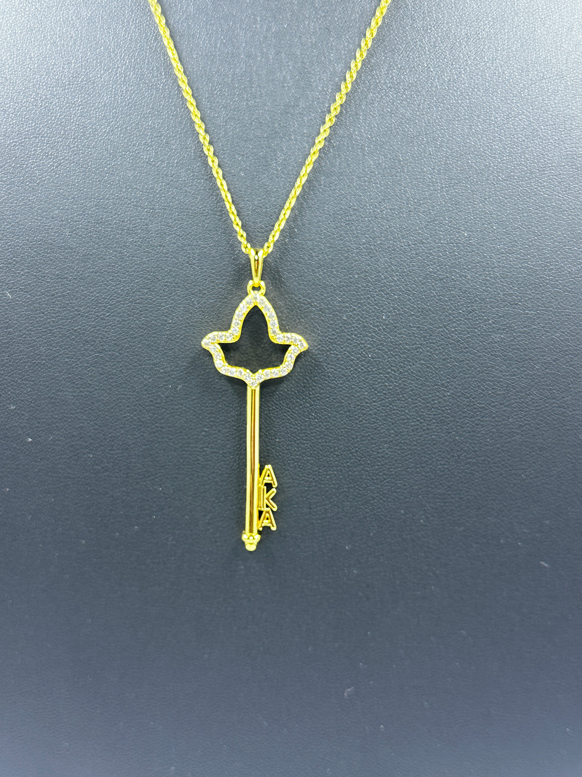 Uvy Key AKA Ivy Leaf Key Necklace | Trendzio Jewelry