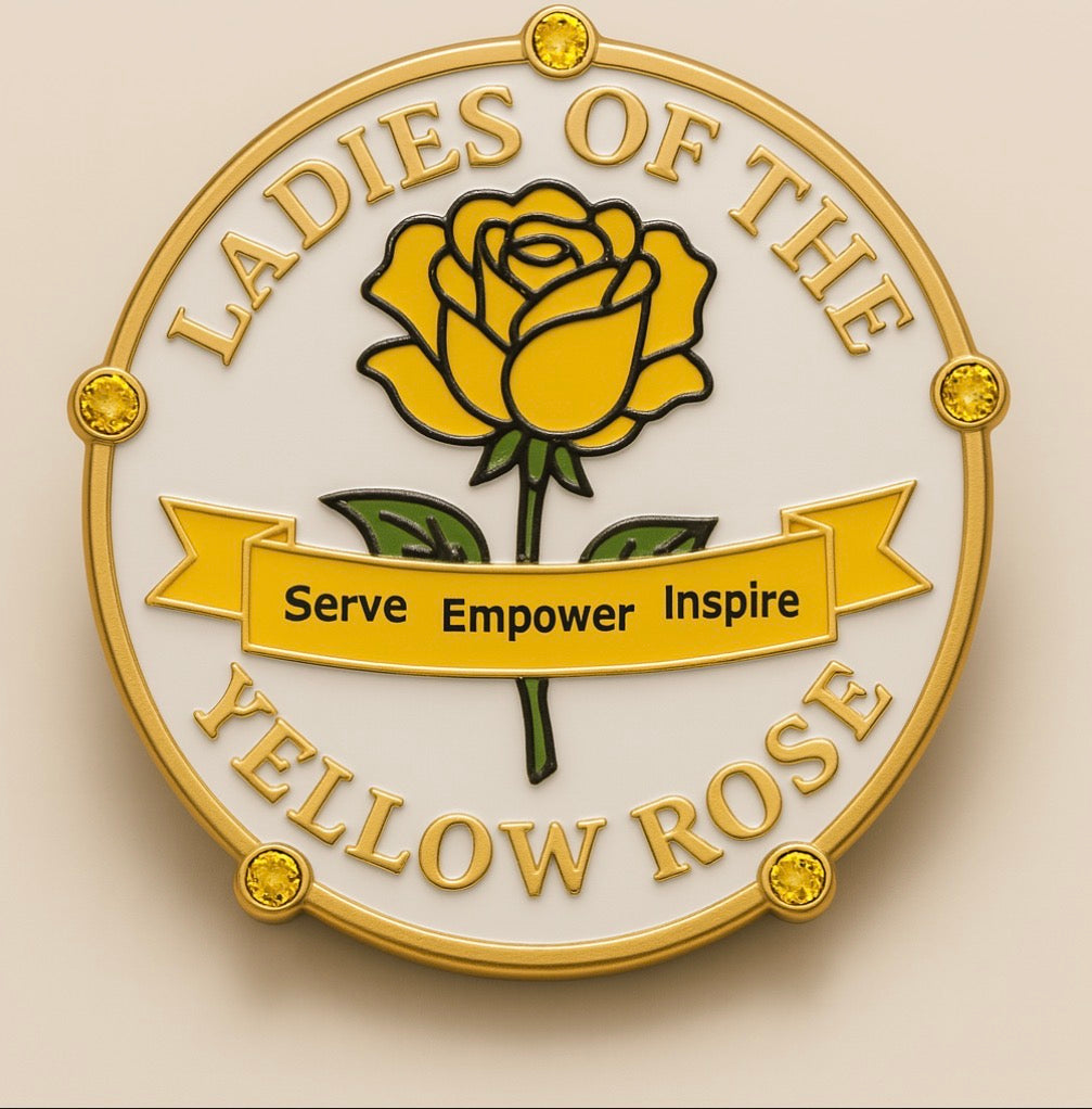 Ladies Of The Yellow Rose Pin