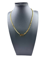 AKA 1908 Gold Number Necklace Necklaces Trendzio Jewelry 