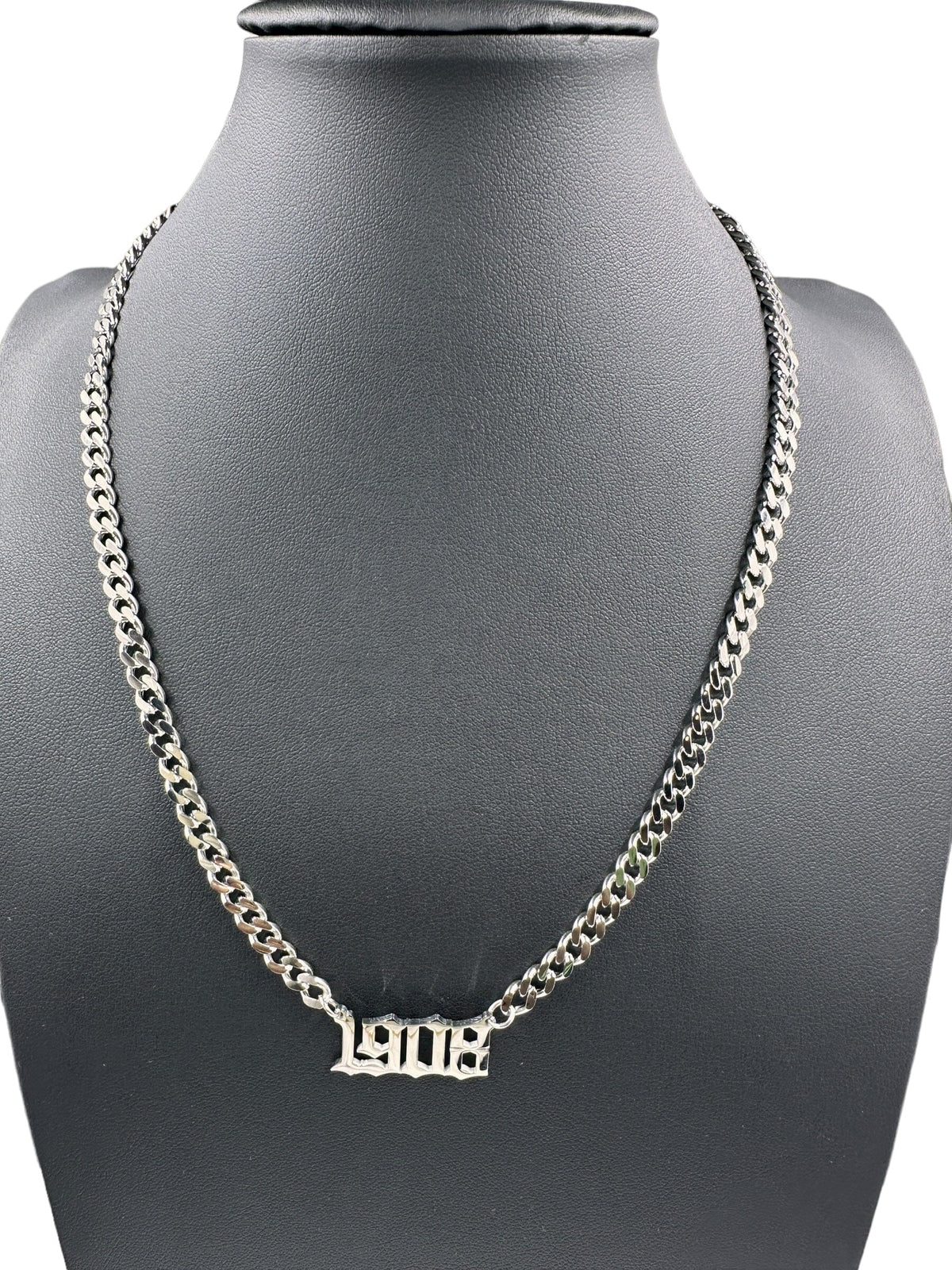 AKA 1908 Gold Number Necklace Necklaces Trendzio Jewelry Silver 