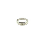 AKA 1908 Number Ring Rings Trendzio Jewelry Silver 6 