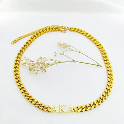 AKA Choker Necklace Necklaces Trendzio Jewelry Gold 