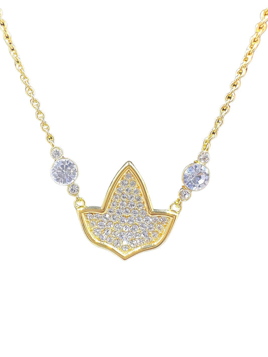 AKA Ivy Leaf Sterling Silver Gold Vermeil Necklace Necklaces Trendzio Jewelry Sterling Silver & 18k Gold Vermeil 