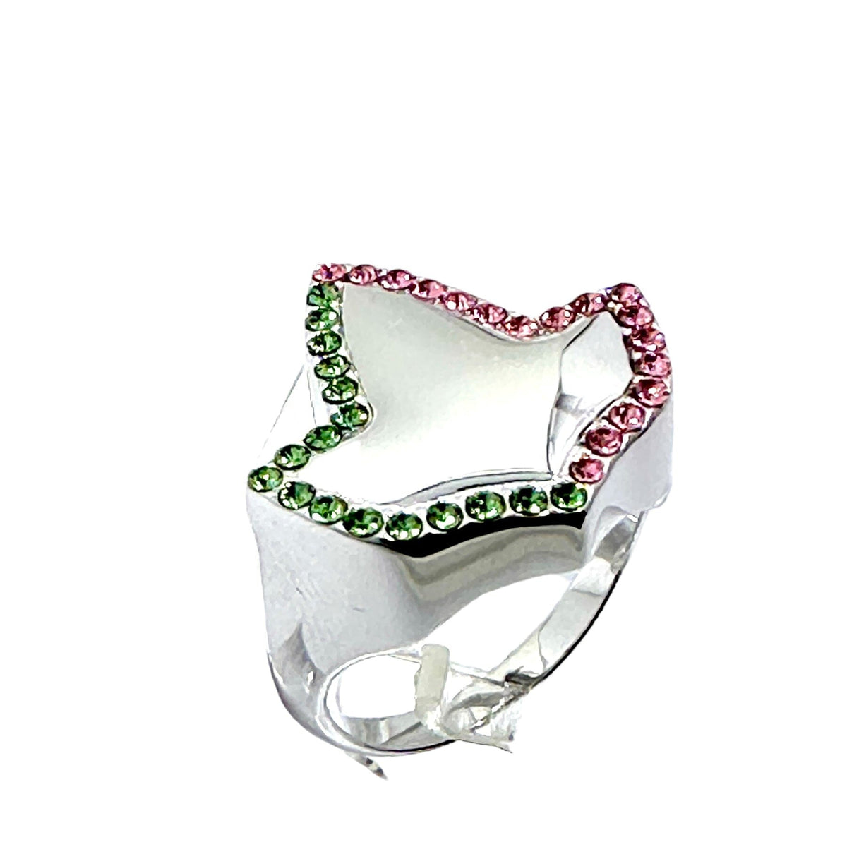AKA Ivy Leaf Sterling Silver Ring Rings Trendzio Jewelry 
