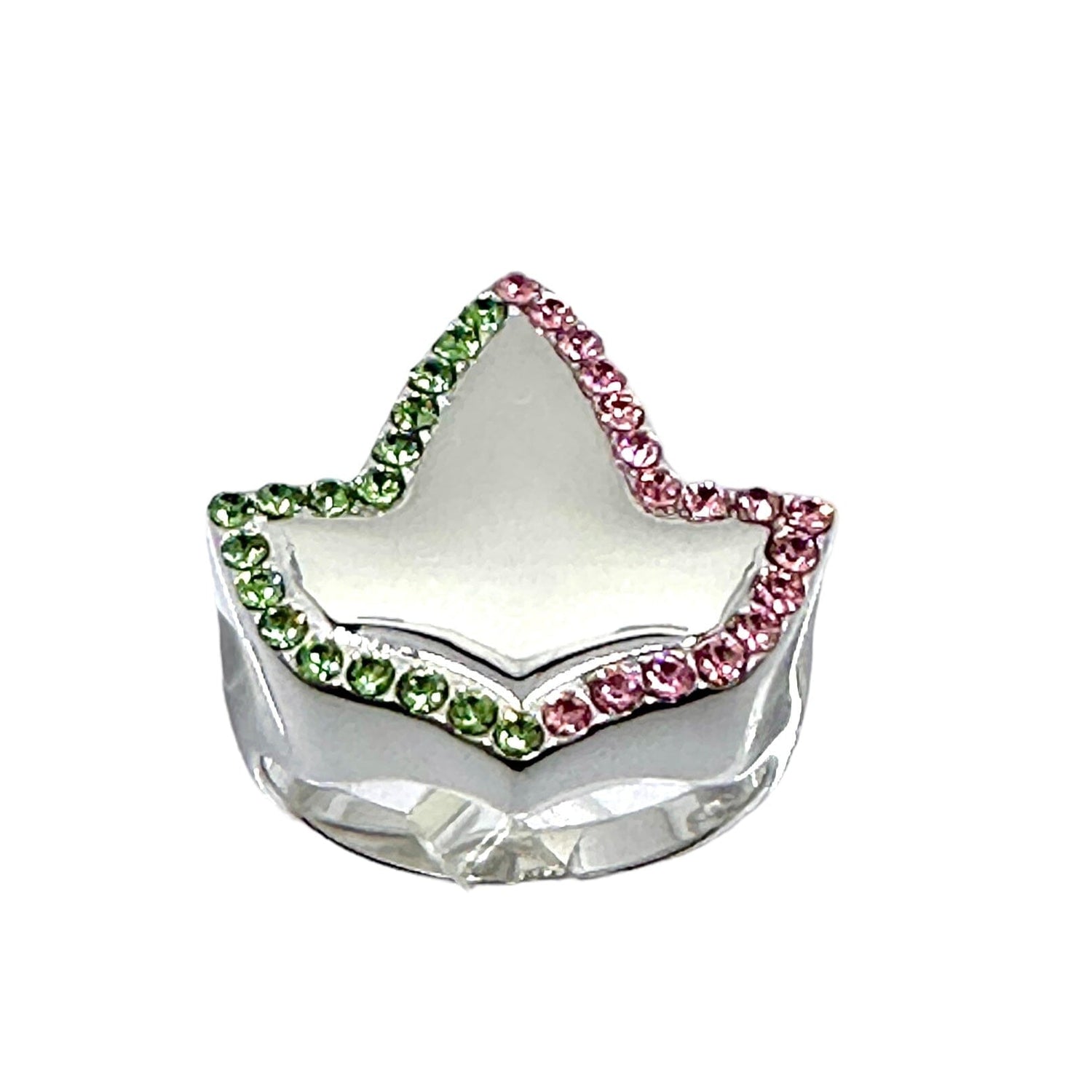 AKA Ivy Leaf Sterling Silver Ring Rings Trendzio Jewelry 6 