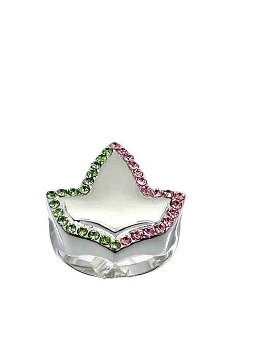 AKA Ivy Leaf Sterling Silver Ring Rings Trendzio Jewelry 6 