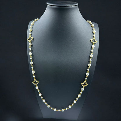 AKA Ivy Pearl 36" Necklace Necklaces Trendzio Jewelry Gold 