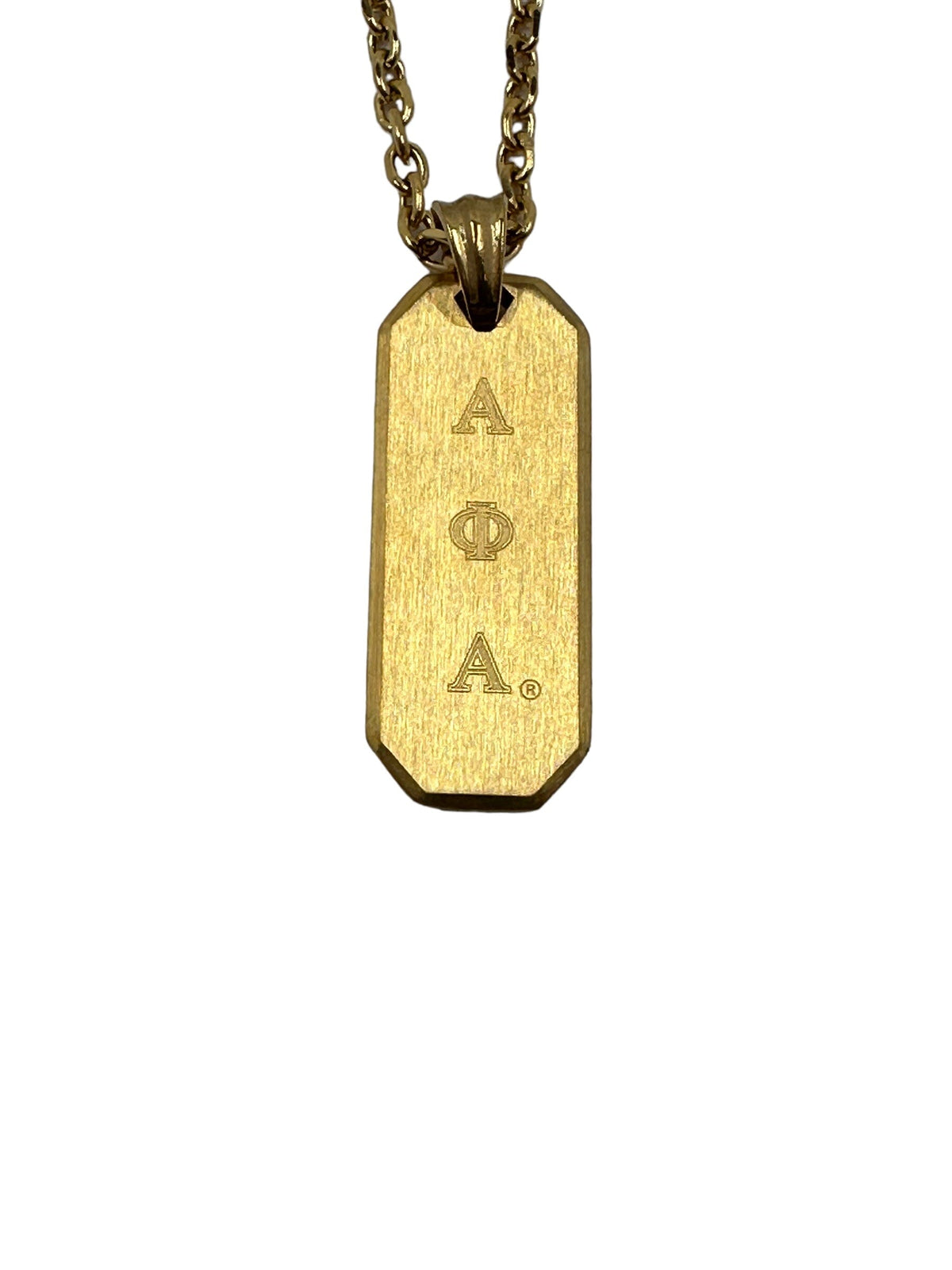 Alpha Phi Alpha Gold Pendant Necklace Necklaces Trendzio Jewelry 