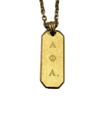 Alpha Phi Alpha Gold Pendant Necklace Necklaces Trendzio Jewelry 