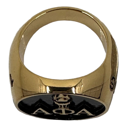 Alpha Phi Alpha Light Of The World Gold Ring Rings Trendzio Jewelry 