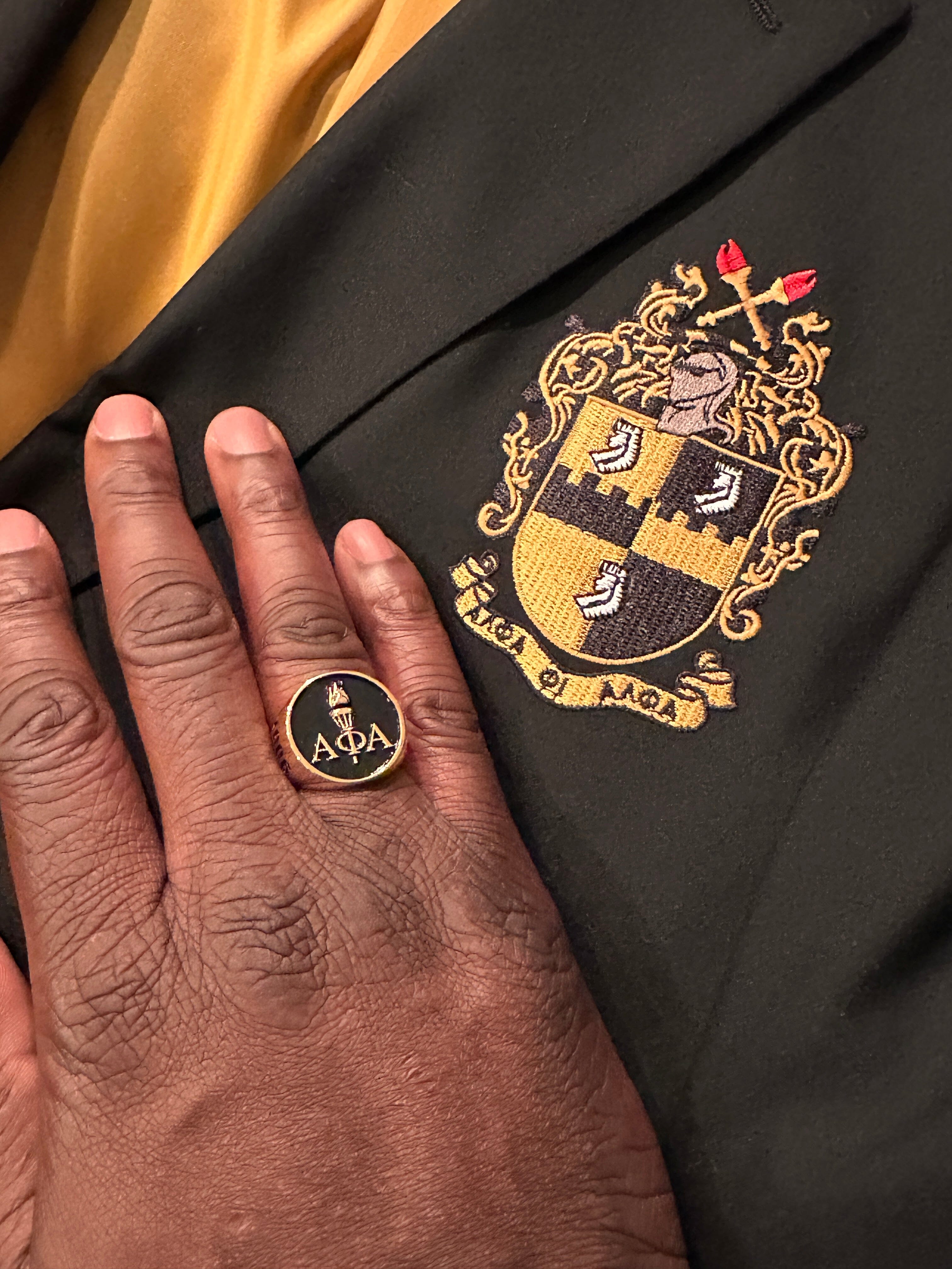Alpha Phi Alpha Light Of The World Ring | Trendzio Jewelry