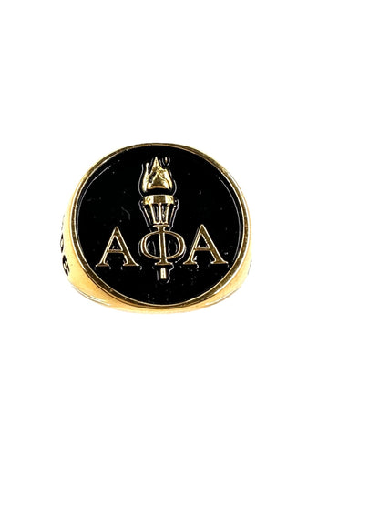 Alpha Phi Alpha Light Of The World Gold Ring Rings Trendzio Jewelry 9 