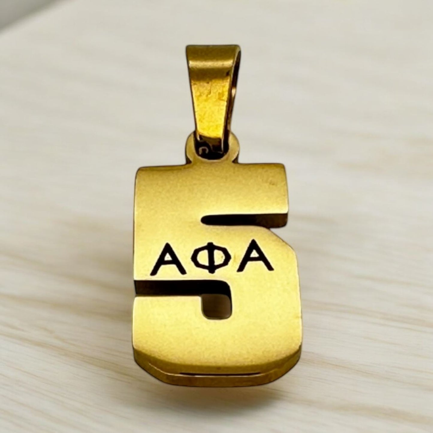 Alpha Phi Alpha Line Number Pendant Necklace Necklaces Trendzio Jewelry 5 