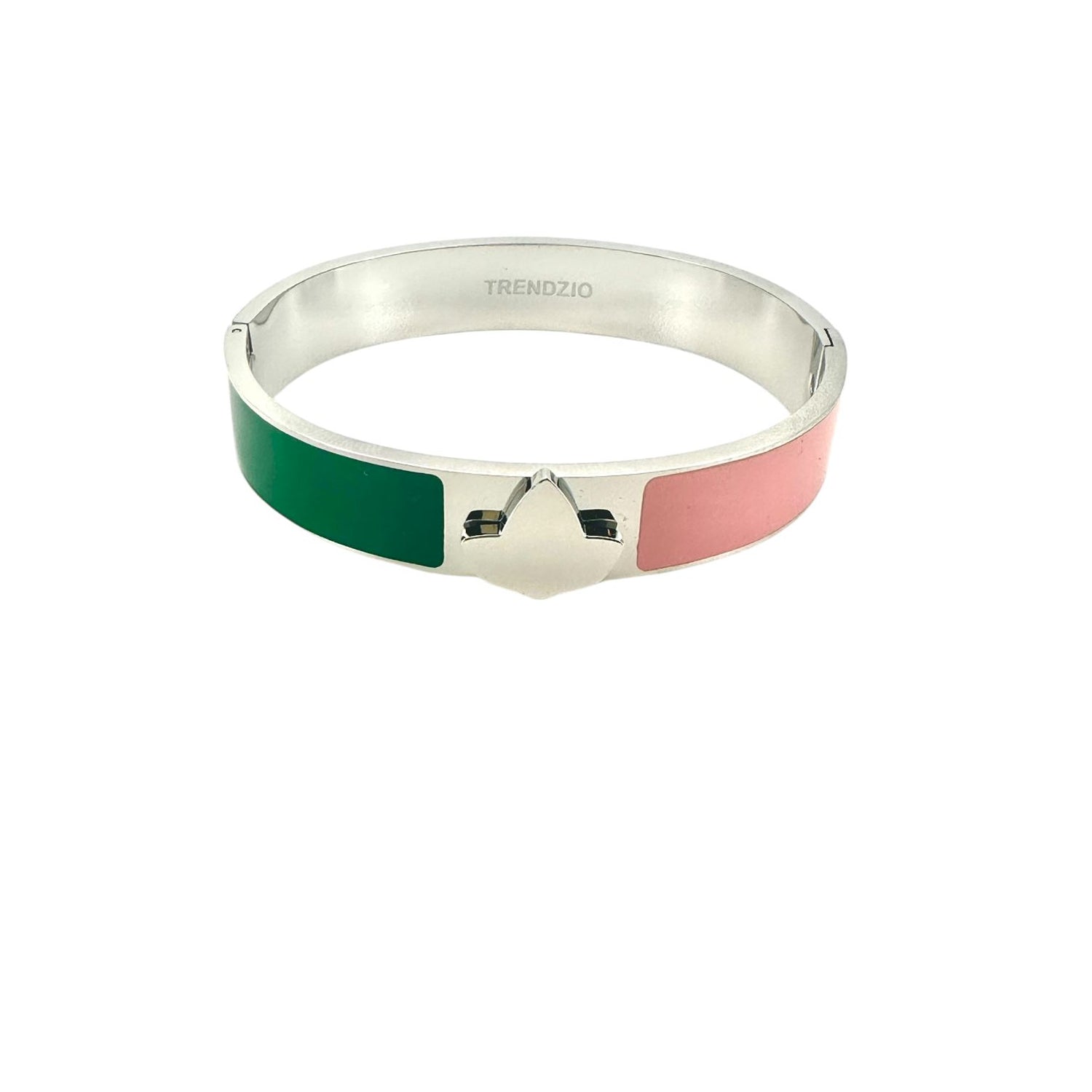 Bahia Ivy Pink and Green Bracelet Bracelets Trendzio Jewelry 7 inches Wide Band 