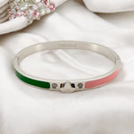 Bahia Ivy Pink and Green Bracelet Bracelets Trendzio Jewelry 