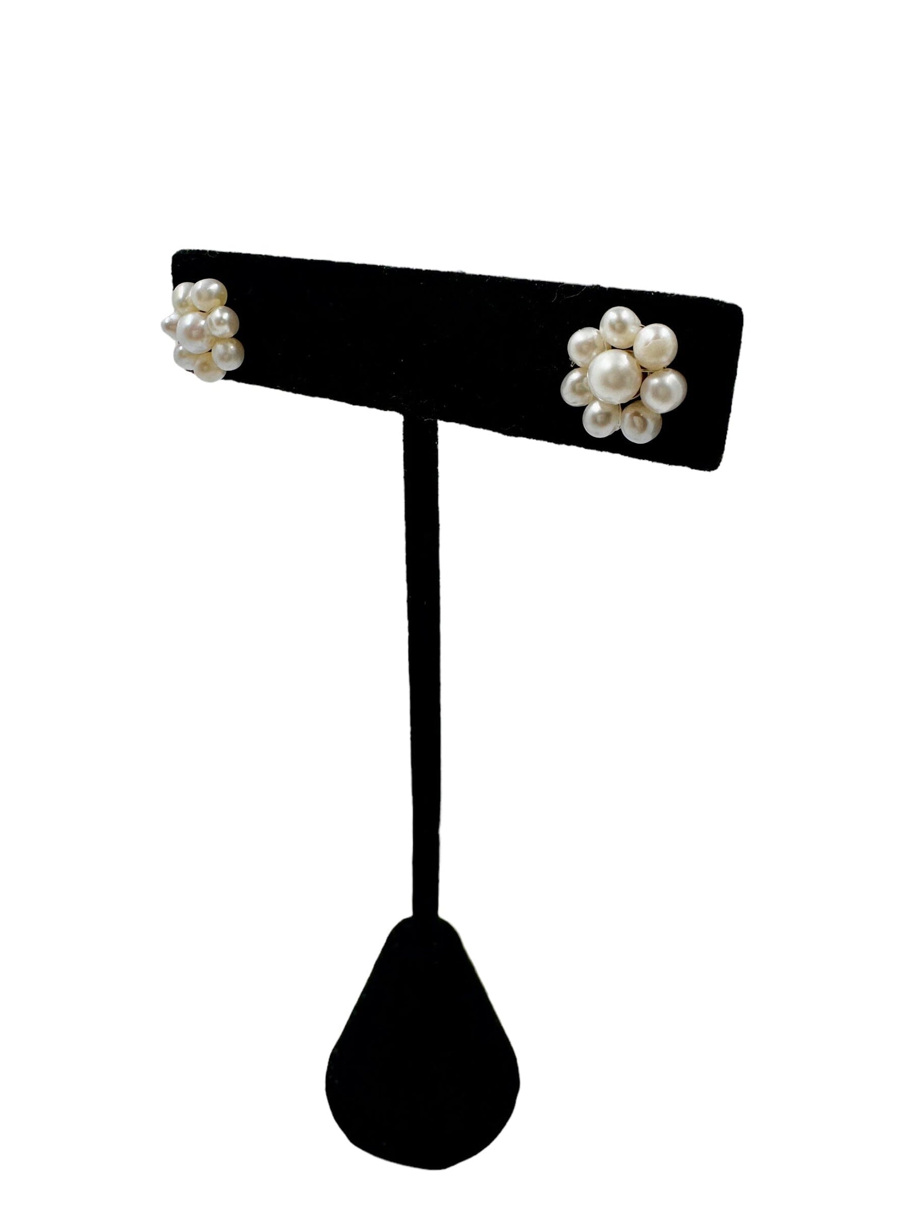 Cultured Freshwater White 4mm and 5mm Pearl Earrings Necklaces Trendzio Jewelry 