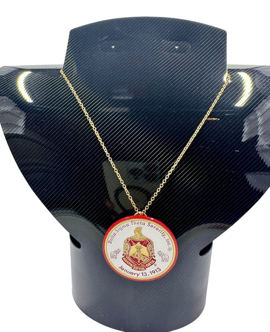 Delta Sigma Theta Custom Necklace Pin Necklaces Trendzio Jewelry 