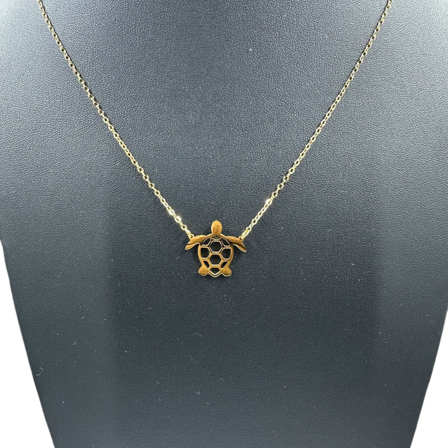 Delta Zeta Gold Turtle Necklace Necklaces Trendzio Jewelry 