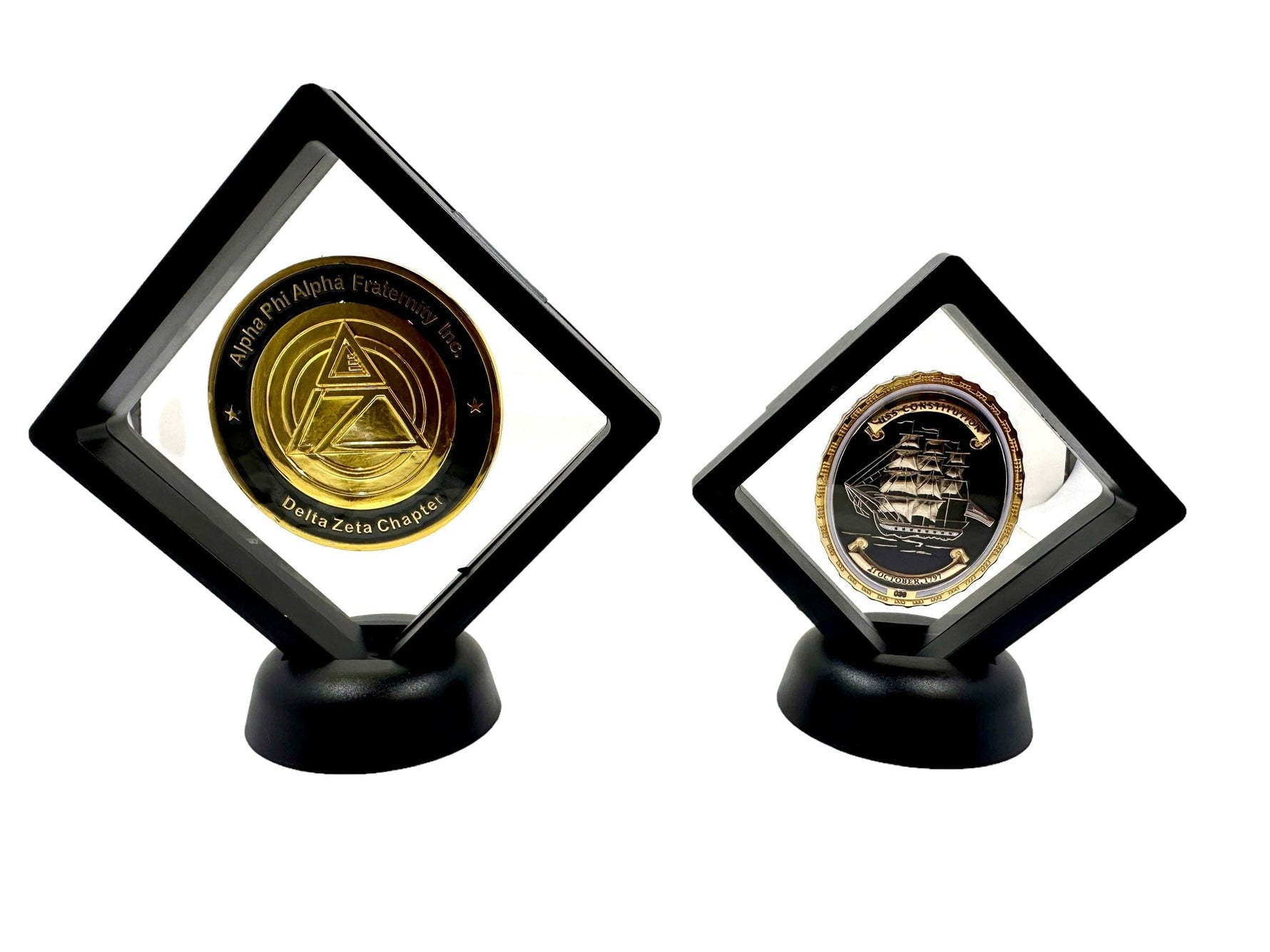 Floating Challenge Coin Display Case Challenge Coin Trendzio Jewelry 