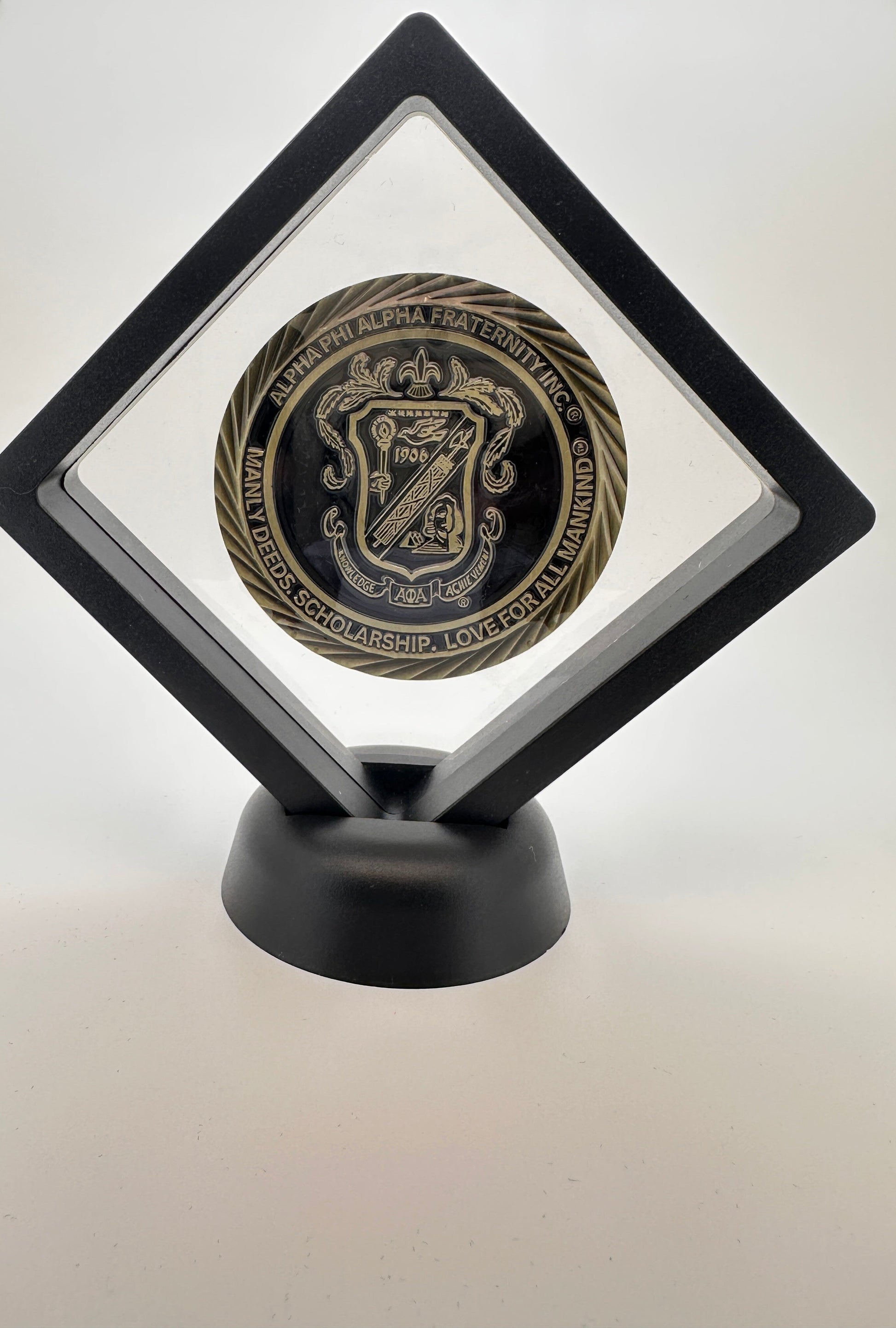 Floating Challenge Coin Display Case Challenge Coin Trendzio Jewelry 