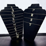 Mother of Pearl 18k Gold Initial Necklace Necklaces TRENDZIO 