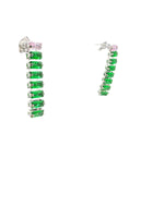 Nara Double Row Drop Earrings Earrings Trendzio Jewelry 