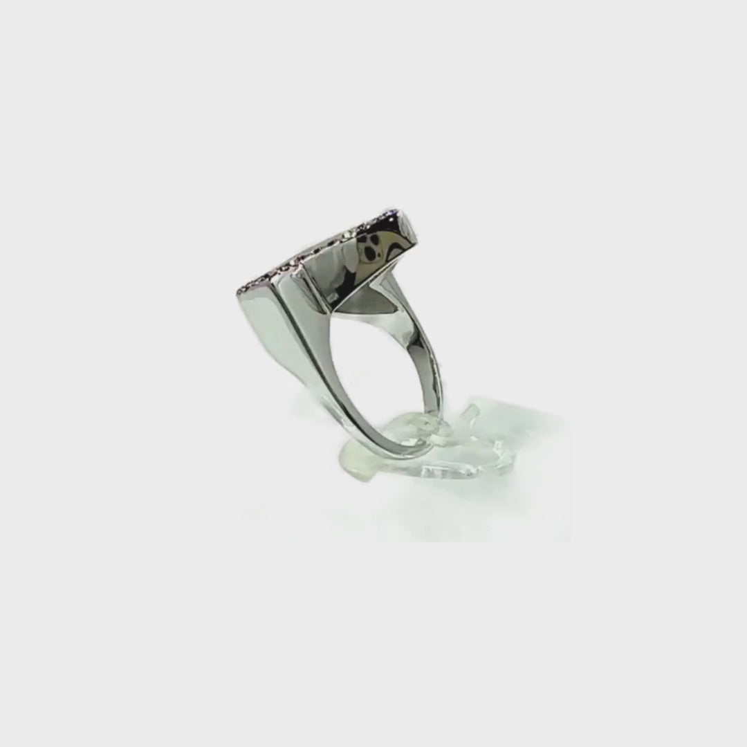 AKA Ivy Leaf Sterling Silver Ring